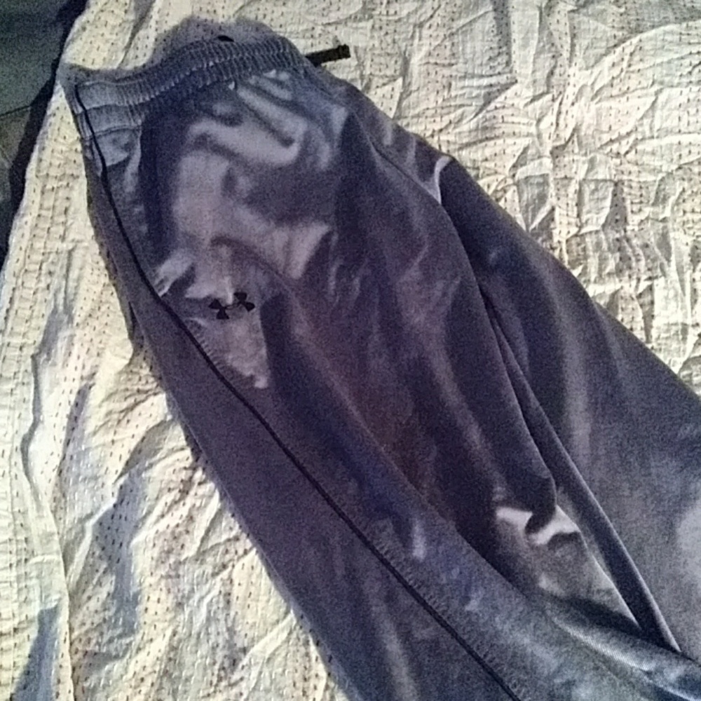 Under Armour, large, gray sweat pants